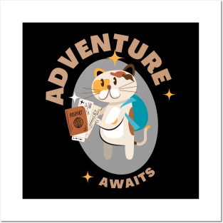 adventure awaits Posters and Art